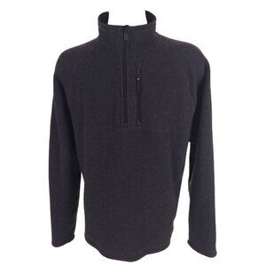 SmartWool Echo Lake Half-Zip Sweater Size XL Mens Black